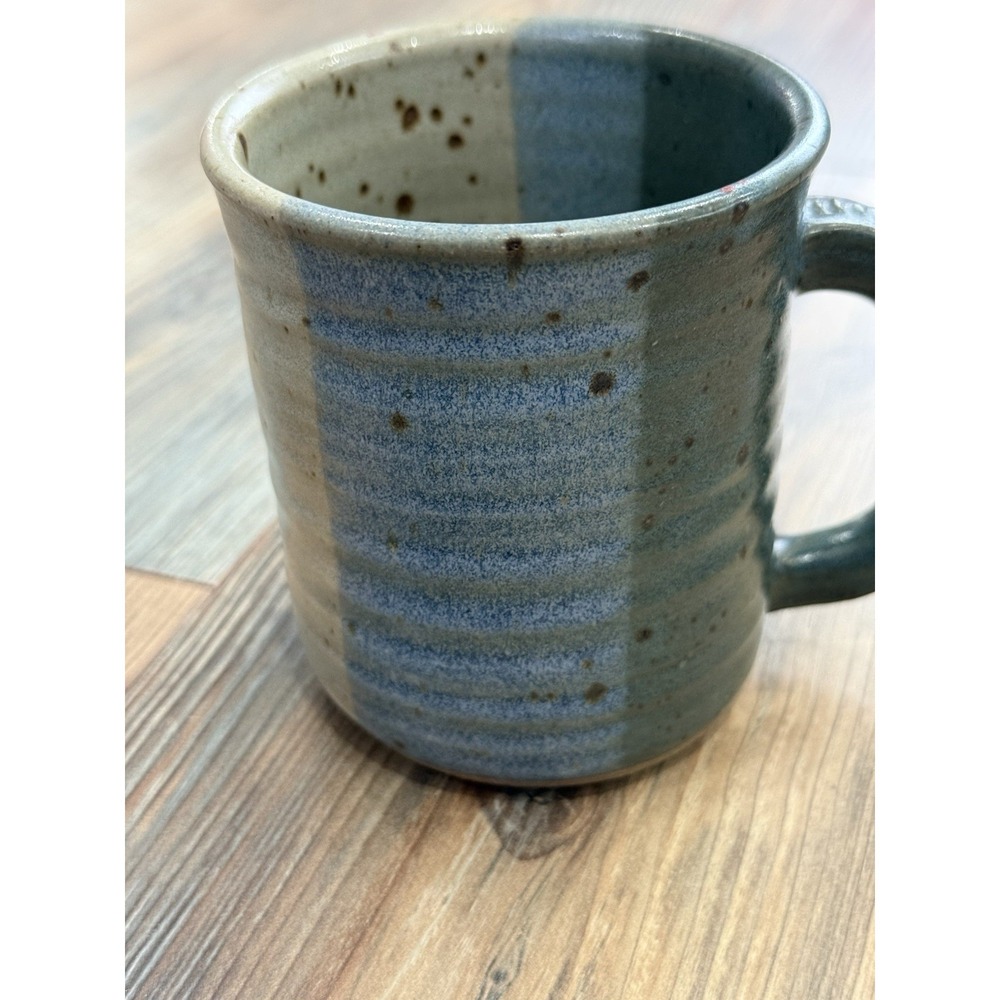 vintage stoneware coffee mug three colors unique rare - Picture 5 of 7